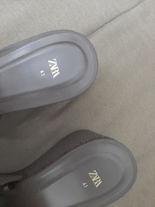 Cuñas Zara Marrón Chocolate Talla 41