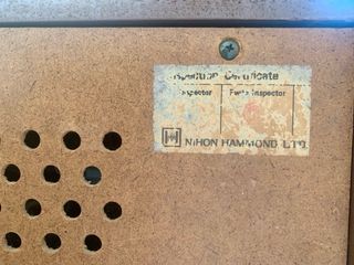 Órgano Hammond vintage doble teclado + pedalera