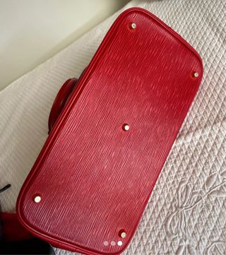 Bolso Piel Rojo