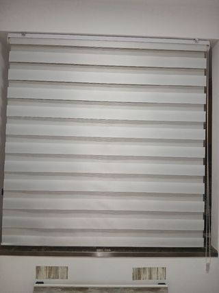 Estor Día y Noche color Blanco