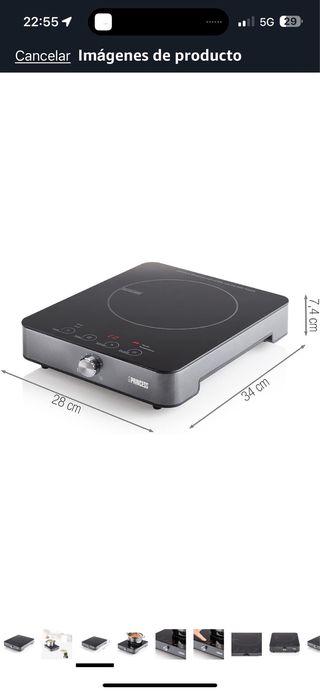 Placa de inducción Princess