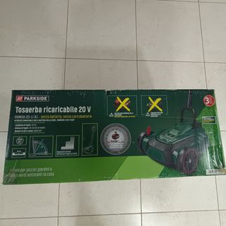 Corta Relva Recarregável Parkside 20V leve e compa