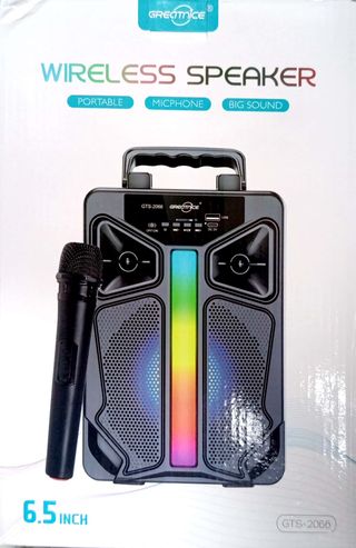 Altavoz Portátil GREATNICE con Micrófono