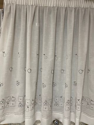 Cortinas de cocina con estampado