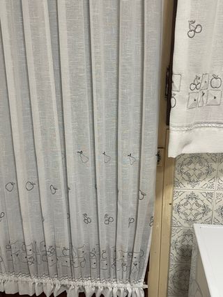 Cortinas de cocina con estampado