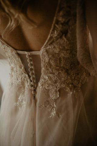 Vestido de Novia Pronovias Melocotón