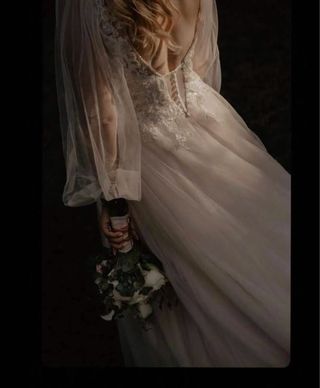 Vestido de Novia Pronovias Melocotón