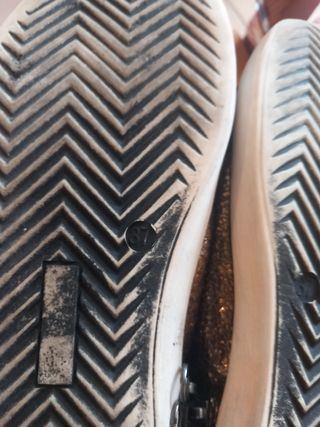 Scarpe donna sneakers alte marroni/oro Gold & Gold