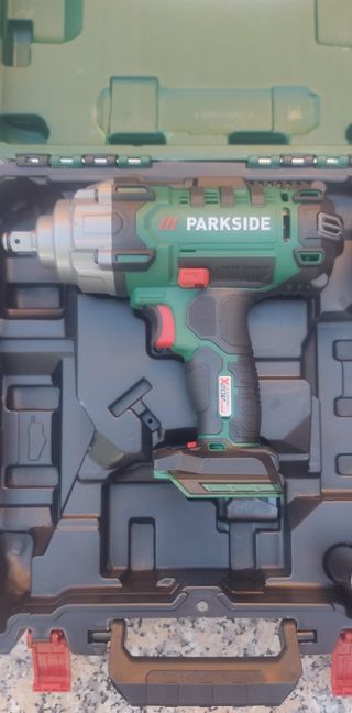 Pack pistola impacto Parkside 20v - nova