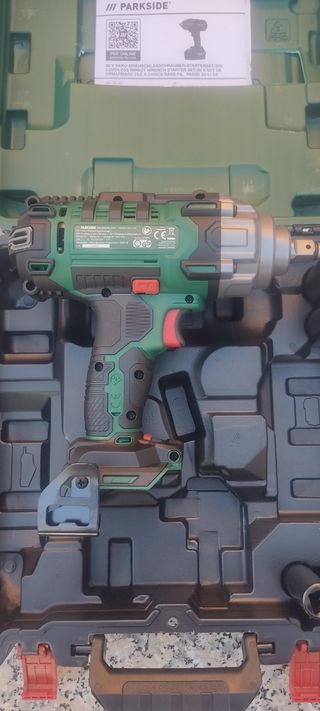 Pack pistola impacto Parkside 20v - nova