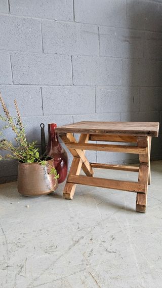 Banco mesa madera rústica