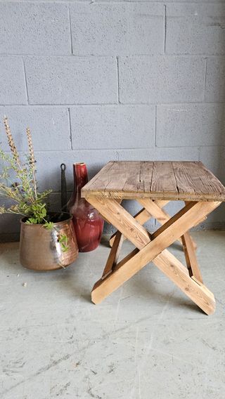Banco mesa madera rústica