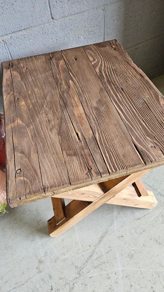 Banco mesa madera rústica