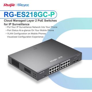 Switch Ruijie 18-Port SFP Gigabit Smart Cloud 
