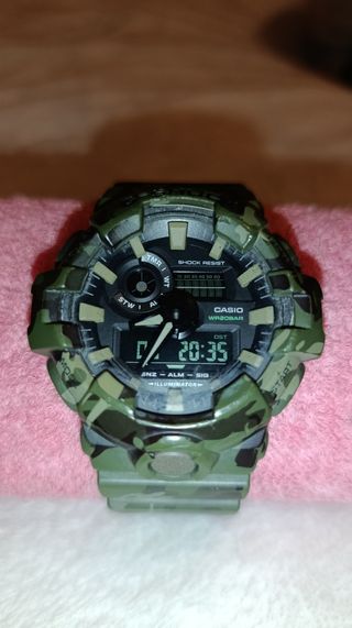 Reloj G-Shock Camuflaje WR20BAR