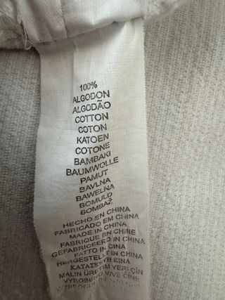 Falda pana blanca Stradivarius