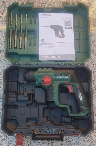 Martelo perfurador Parkside 12V - novo