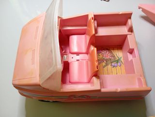Camper Barbie con Cavallo horse trailer vintage 