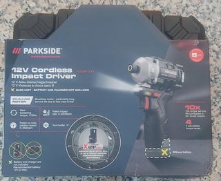 Aparafusadora Parkside 12V performance - Nova