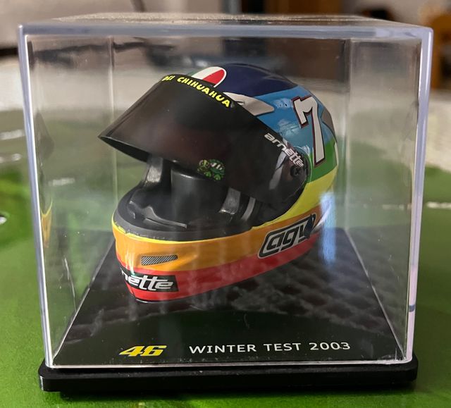 Casco Valentino Rossi Winter Test 2003 1:5