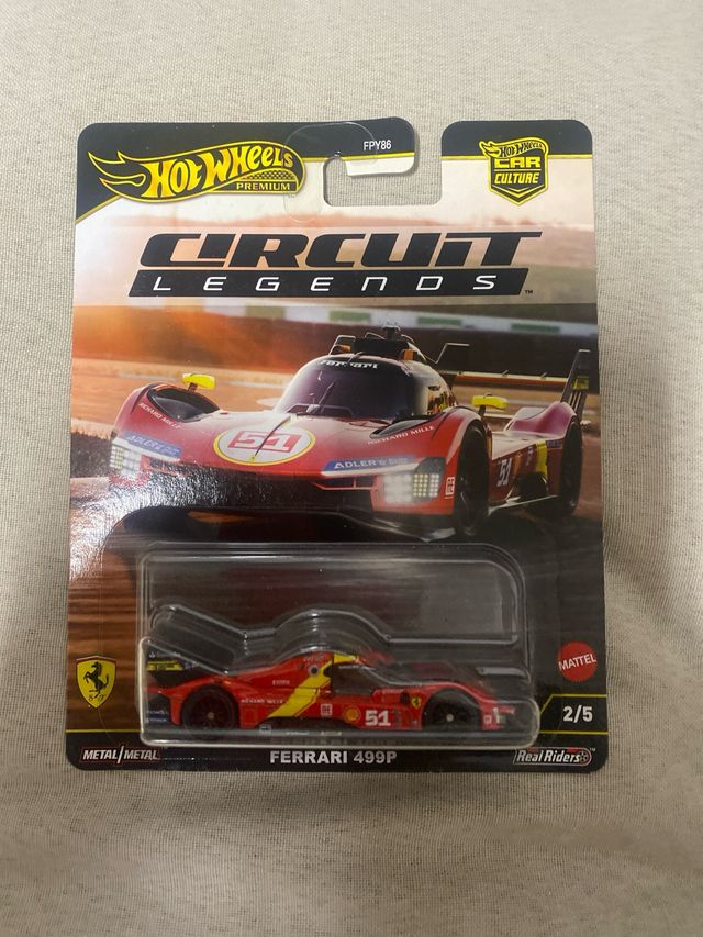 Hot Wheels Ferrari 499P Circuito Leyendas