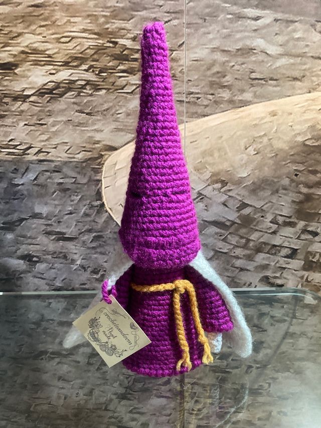 Penitente d ecrochet hecho a mano