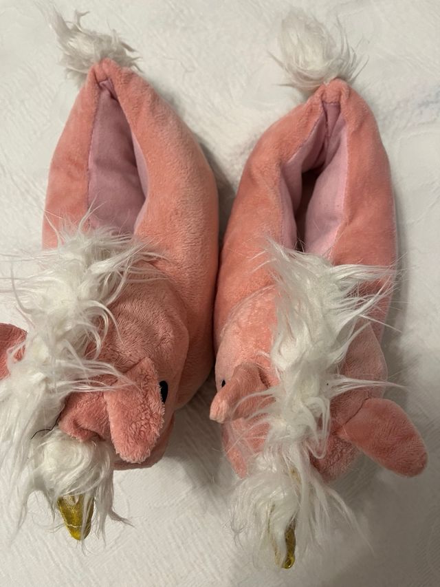 Zapatillas unicornio rosa