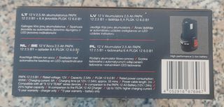 Pack bateria e carregador Parkside 12V - novo