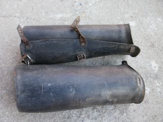 Par Leguis Militares Antiguos Cuero