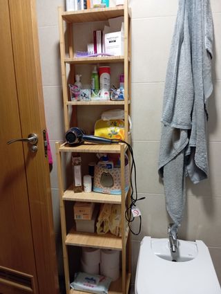 Mueble de baño de bambú