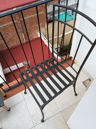 Pack 2 Sillas Oleby Ikea Metálicas Negras.
