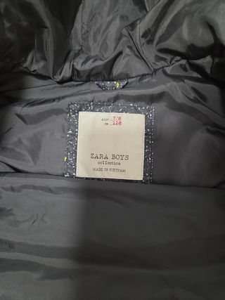 Chaleco Zara niño estampado.Talla 7-8 años.