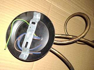 Applique vintage 3 pezzi color oro modello rustico