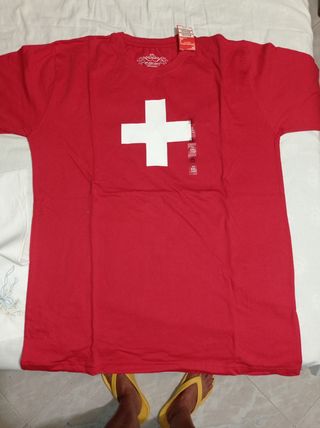 Maglia Splash Arts Rossa Croce Svizzera XXL