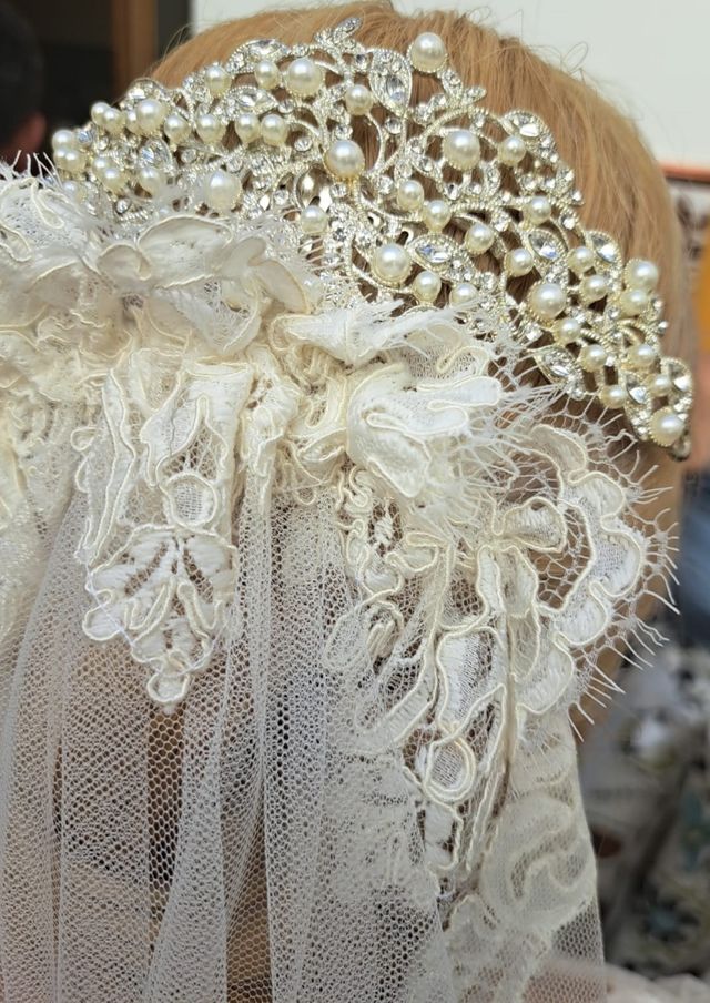 Velo de Novia con encaje
