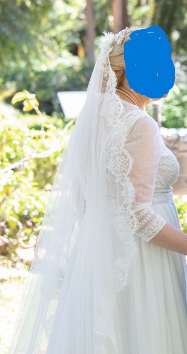 Velo de Novia con encaje