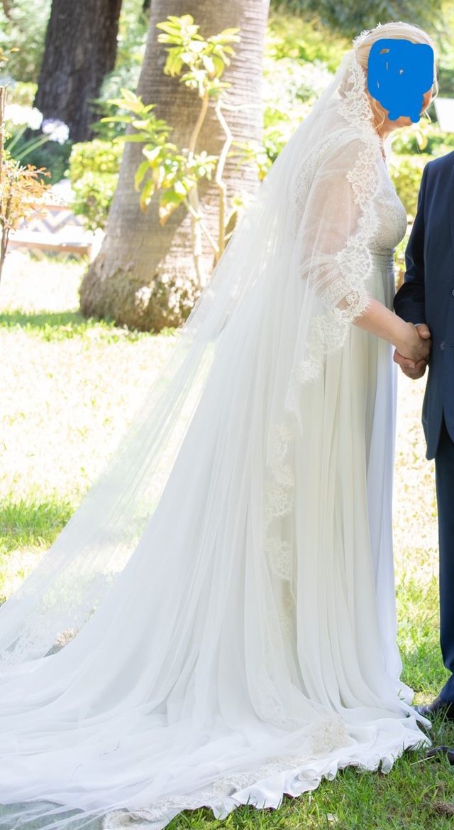 Velo de Novia con encaje