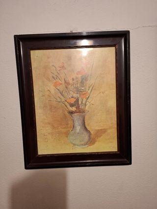 4 Quadri con stampa floreale