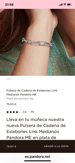 Pulsera Pandora Me.