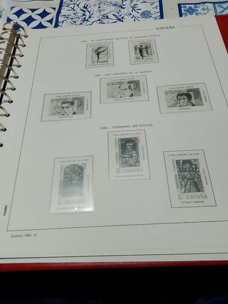 Hojas Filabo 1982 al 1986