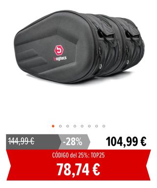 Alforjas para moto Bagtecs