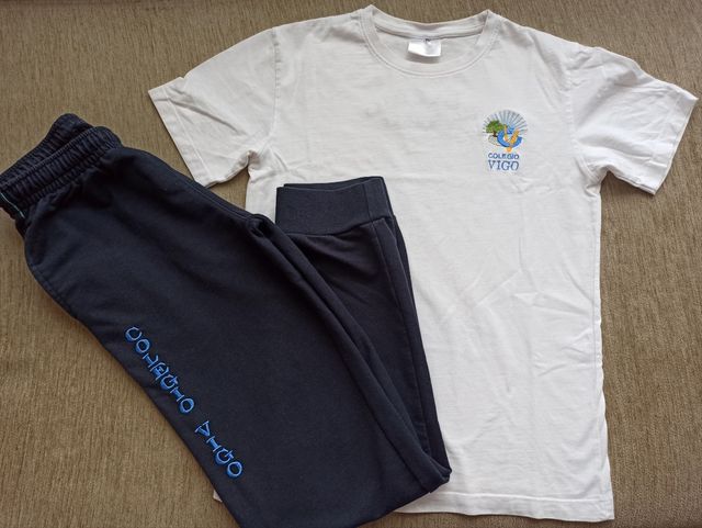 Conjunto camiseta y pantalón chándal t.14