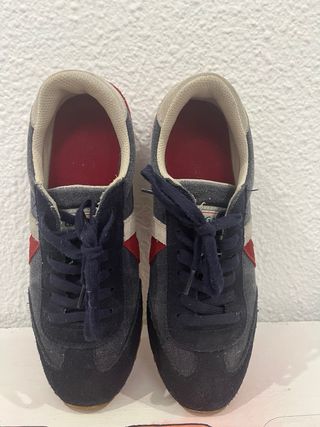 Zapatillas El Ganso Azul y Rojo
