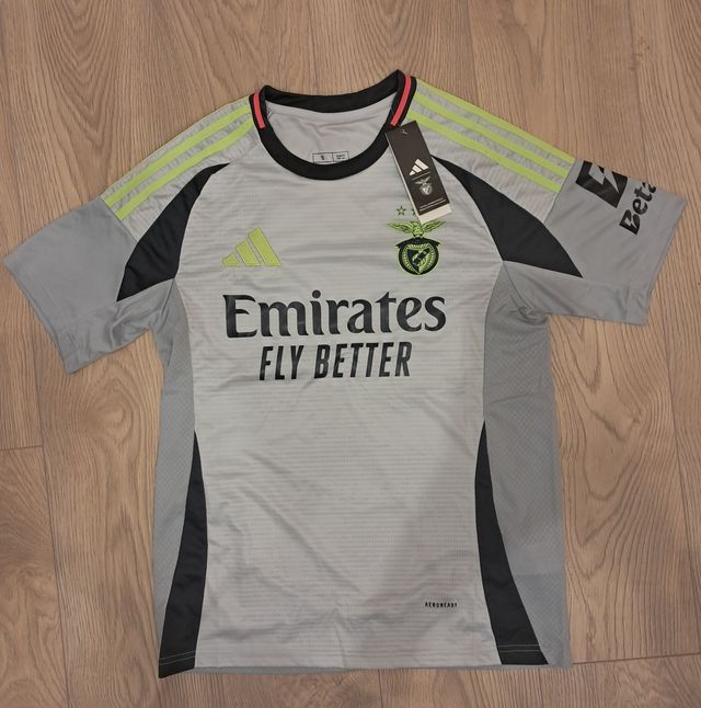 Camiseta Benfica Adidas Gris