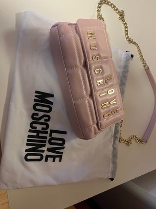 Bolso Love Moschino Rosa