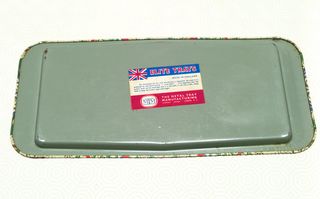 Bandeja Vintage Inglesa Metal Envernizado