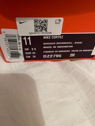 Nike Cortez Marrón Talla 43
