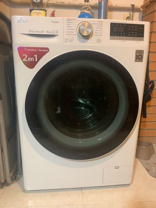 Lavadora Secadora LG 8kg 1400rpm