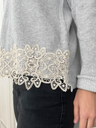 Jersey Ligero Gris de Algodón Springfield || 38-40