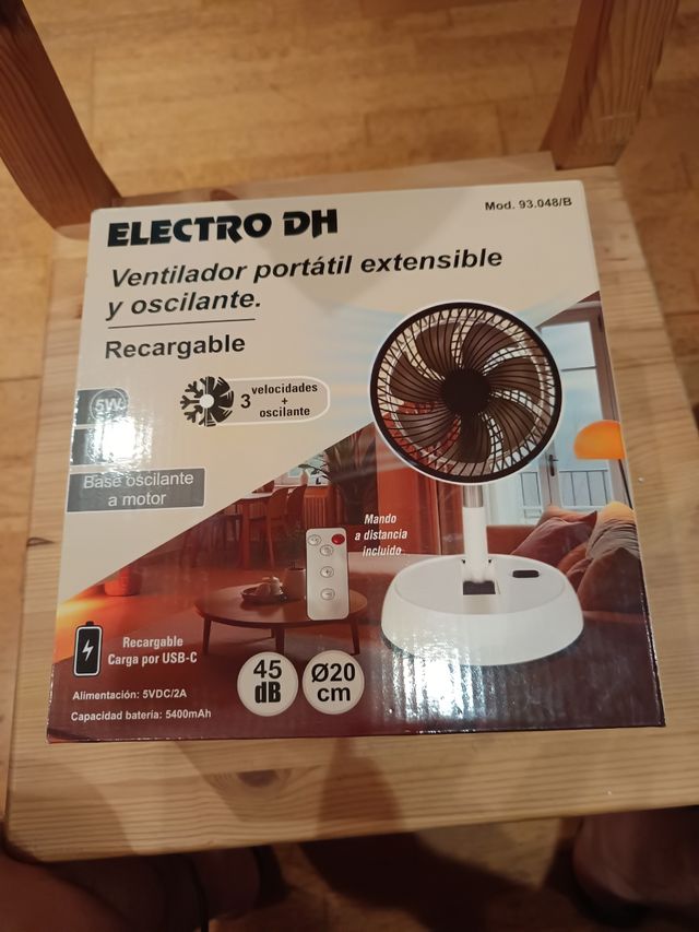 Ventilatore portatile ricaricabile Oscillant ELECTRO DH